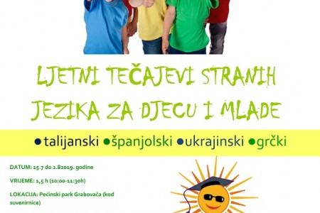 Besplatni tečaj stranih jezika u Grabovači
