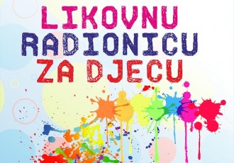 Danas u gospićkoj knjižnici,  točno u podne, likovna  radionica za djecu