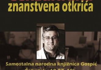 Ne propustite: danas u Gospiću predstavljanje knjige uglednog znanstvenika prof.dr.Tomislava Terzina