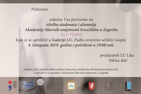 U Gospiću od petka gostuje izložba studenata i alumnija zagrebačke Akademije likovnih umjetnosti