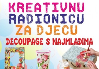 Večeras u 18 sati u gospićkoj knjižnici radionica “Decoupage s najmlađima”