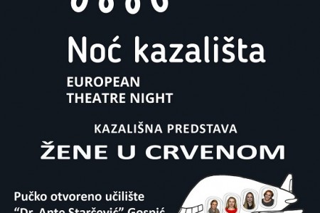 U Europskoj noći kazališta u Gospiću “Žene u crvenom” Amaterskog kazališta Gospić