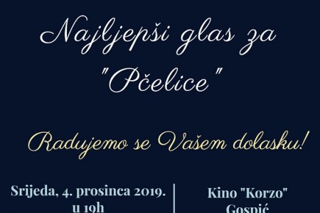 Ne propustite ni ove godine humanitarnu priredbu “Najljepši glas za Pčelice”