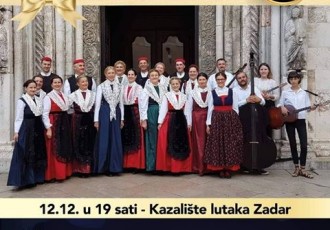 HKUD Široka Kula  nastupa na koncertu Gradu Za dar u Zadru