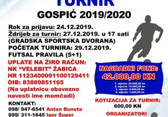 Ne zaboravite: još traju prijave ekipa za Zimski malonogometni turnir Gospić