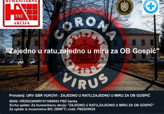 Počela je humanitarna akcija veterana Vukova „Zajedno u ratu,zajedno u miru za OB Gospić“ za kupnju respiratora gospićkoj bolnici