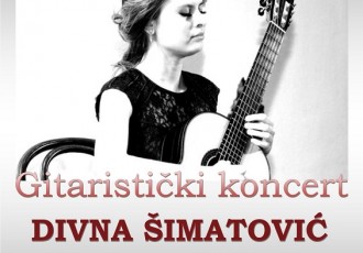 U sklopu Klasike u Pučkom 2.rujna u Gospiću dođite na Gitaristički koncert Divne Šimatović