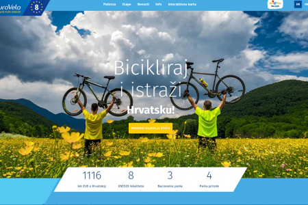 Prva biciklistička EuroVelo web stranica o Hrvatskoj