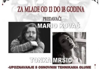 Prijavite se: Tonka Mršić i Mario Kovač podučavat će mlade Gospićane glumu