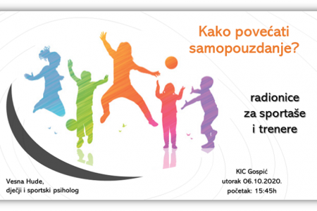 Kako povećati samopouzdanje?- radionice za trenere i sportaše