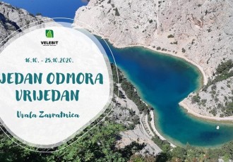 Park prirode Velebit u akciji „Tjedan odmora vrijedan“ daje 50% popusta na ulaz u uvalu Zavratnica