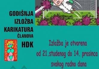 U Gospiću od 21.studenoga do 14.prosinca pogledajte godišnju izložbu karikatura članova HDK