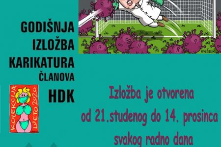 U Gospiću od 21.studenoga do 14.prosinca pogledajte godišnju izložbu karikatura članova HDK