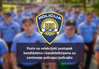 Poziv na selekcijski postupak kandidatima/kandidatkinjama za upis u Program srednjoškolskog obrazovanja odraslih za zanimanje policajac/policajka u 2021./2022. godini