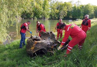 HGSS- Stanica Gospić potpomognuta projektom INA Zeleni pojas čisti Novčicu i Bogdanicu