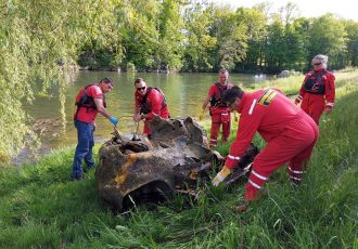 HGSS- Stanica Gospić potpomognuta projektom INA Zeleni pojas čisti Novčicu i Bogdanicu