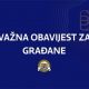 VAŽNA OBAVIJEST ZA GRAĐANE: Zahtjevi za izdavanje e-osobne iskaznice zaprimaju se do četvrtka, 29. srpnja 2021. do 15 sati