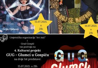 Danas i sutra u Gospiću dvije hit predstave u sklopu projekta Glumci u Gospiću