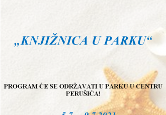 Od 5.do 9.srpnja u Perušiću posjetite “Knjižnicu u parku”