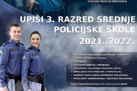 Povratak srednjoškolskog dvogodišnjeg obrazovanja za zanimanje policajac/policajka