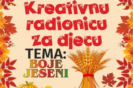 Najmlađi, dođite u Samostalnu narodnu knjižnicu na kreativnu radionicu “Boje jeseni”