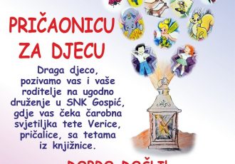 Djeco i roditelji u subotu u 10 sati ne propustite “Pričaonicu” u gospićkoj knjižnici