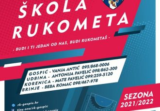 Rukometni klub Gospić upisuje nove članove