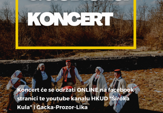 Ne propustite osmi godišnji koncert HKUD-a Široka Kula