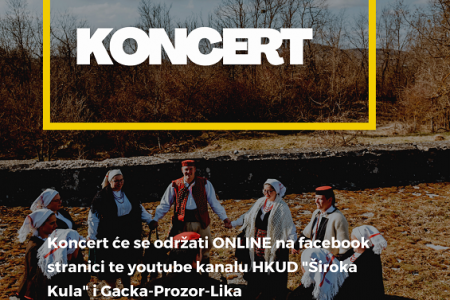 Ne propustite osmi godišnji koncert HKUD-a Široka Kula