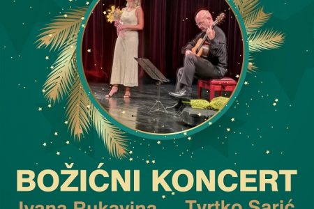 Božićna poslastica: koncert Ivane Rukavina i Tvrtka Sarića