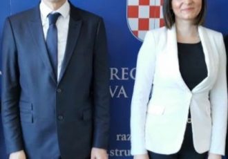 Ministrica za EU fondove Nataša Tramišak i župan Ernest Petry održali radni sastanak
