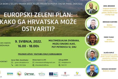 Svjetski stručnjaci u Sinju na panel diskusiji ‘Europski zeleni plan – kako ga Hrvatska može ostvariti?’