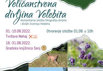 U ponedjeljak je u Senju otvorenje izložbe “Veličanstvena divljina Velebita”