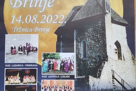 U Brinju se 14.kolovoza održava smotra folklora
