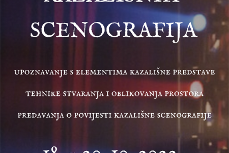 Gacko pučko otvoreno učilište između 18. i 20. listopada organizira radionicu izrade kazališnih scenografija za učenike Srednje škole Otočac