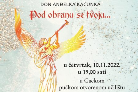 Predstavljanje knjige pjesama don Anđelka Kaćunka  “Pod obranu se tvoju…”