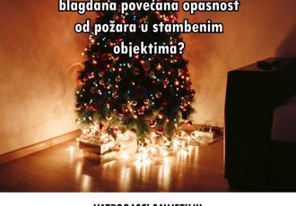 Vatrogasci savjetuju: oprezno s korištenjem božićnih dekoracija