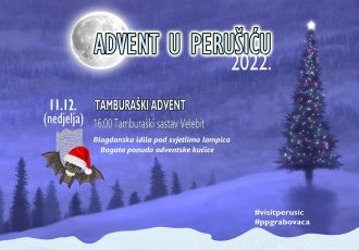 Tamburaški Advent u Perušiću zbog lošeg vremena sa subote se  prebacuje  na nedjelju