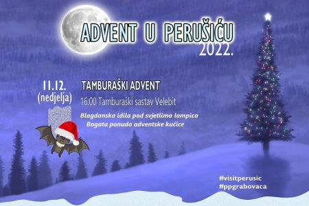 Tamburaški Advent u Perušiću zbog lošeg vremena sa subote se  prebacuje  na nedjelju