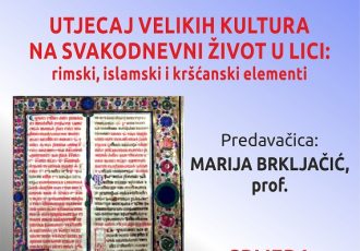 Predavanje u gospićkoj knjižnici o utjecaju velikih kultura na svakodnevni život