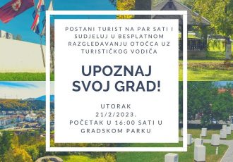 U Otočcu će se razgledavanjem grada 21.veljače obilježiti Međunarodni dan turističkih vodiča