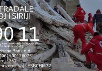 Pomozite narodu u Turskoj i Siriji