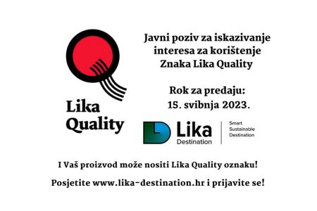 Prijave za Lika Quality otvorene do 15. svibnja