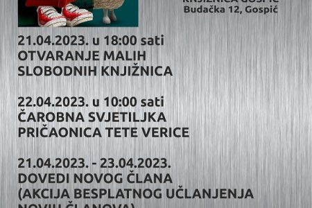 Manifestacija “Noć knjige” u Samostalnoj narodnoj knjižnici Gospić