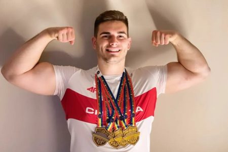 BRAVO: Rino Mašić osvojio još jednu medalju  na Svjetskom prvenstvu u obaranju ruku u Kazahstanu!!!