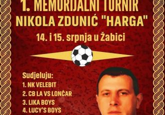 Ne propustite završnicu Memorijalnog nogometnog turnira Nikola Zdunić Harga