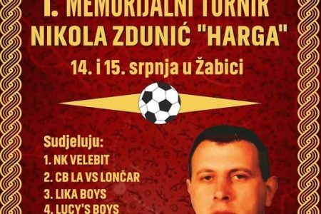 Uskoro u Žabici Memorijalni malonogometni turnir u spomen na Nikolu Zdunića Hargu