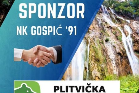 Nacionalni park Plitvička jezera postao sponzor NK Gospić ’91