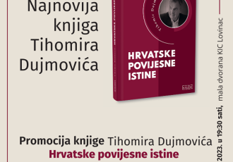 Večeras u Lovincu predstavljanje knjige “Hrvatske povijesne istine” autora Tihomira Dujmovića