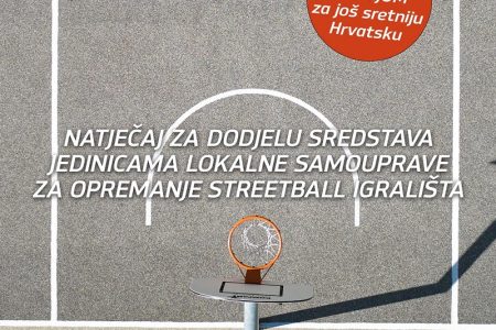 Hrvatska Lutrija otvara Natječaj za dodjelu sredstava jedinicama lokalne samouprave za opremanje Streetball igrališta